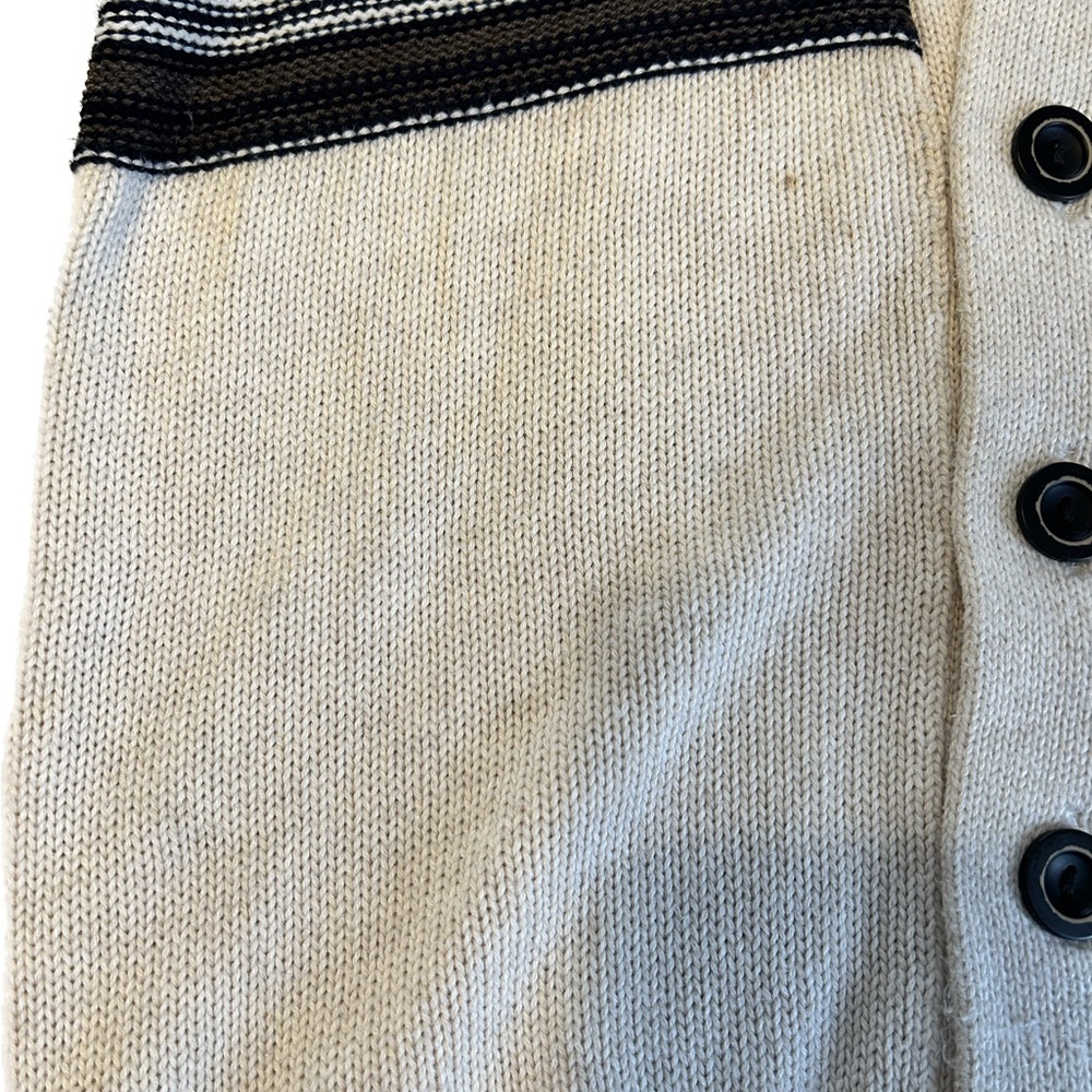 Big Lebowski The Dude Type Sweater Button Up Cardigan - Picture 7 of 8